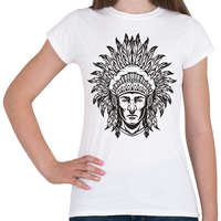 printfashion Indián - Női póló - Fehér