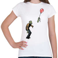 printfashion Zombie boy - Női póló - Fehér
