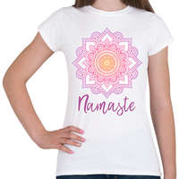 printfashion Namaste - Női póló - Fehér