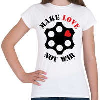 printfashion make love not war - Női póló - Fehér