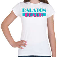 printfashion Balaton Beach - Női póló - Fehér
