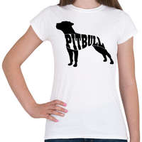 printfashion Pitbull - Női póló - Fehér