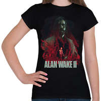 printfashion Alan Wake 2 - Női póló - Fekete