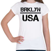 printfashion Usa brooklyn - Női póló - Fehér