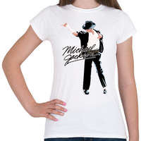 printfashion michael-jackson moonwalk-dance - Női póló - Fehér