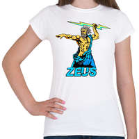 printfashion Zeusz a görög főisten - Női póló - Fehér