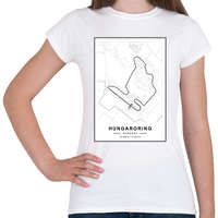 printfashion Hungaroring - Női póló - Fehér