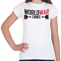 printfashion World war tank - Női póló - Fehér