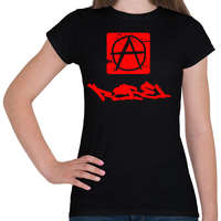 printfashion rebel - Női póló - Fekete