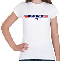printfashion Danger Zone - Női póló - Fehér