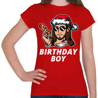 printfashion BIRTHDAY BOY - Női póló - Piros