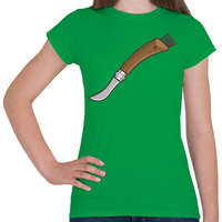 printfashion Gombász kés - Női póló - Zöld