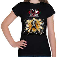printfashion Fate stay night character - Női póló - Fekete
