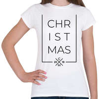 printfashion Modern karácsony 2018 - Női póló - Fehér