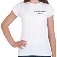 printfashion Római számos évforduló - fekete - Női póló - Fehér