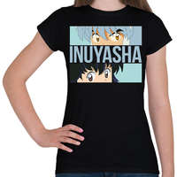 printfashion Inuyasha - Szemek - Női póló - Fekete