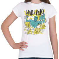 printfashion Vízilabda sport - water polo - Női póló - Fehér