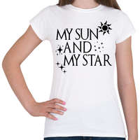 printfashion My Sun And My Star - Női póló - Fehér