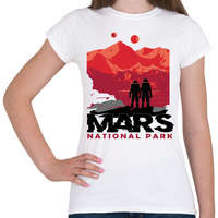 printfashion Mars nemzeti park - national park - Női póló - Fehér