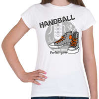 printfashion handball cipő - Női póló - Fehér