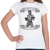 printfashion go chuck yourself - Női póló - Fehér