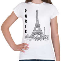 printfashion paris - Női póló - Fehér