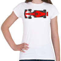 printfashion F1 Ferrari - Női póló - Fehér
