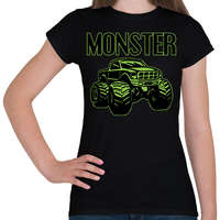 printfashion Monster - Női póló - Fekete