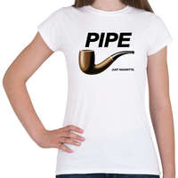 printfashion Pipe- Nike - Női póló - Fehér