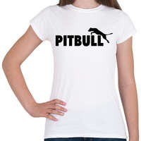 printfashion Pitbull paródia - Női póló - Fehér
