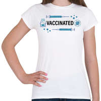 printfashion Vaccinated - beoltva - covid 19 - Női póló - Fehér