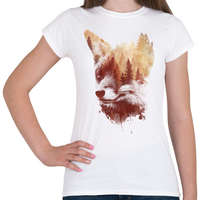 printfashion Blind fox - Női póló - Fehér