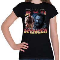printfashion Bud Spencer - Női póló - Fekete