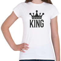 printfashion KING - Női póló - Fehér