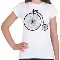 printfashion Retro bicikli - Női póló - Fehér