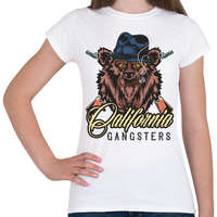 printfashion Medve 06 - California Gangsters - Női póló - Fehér