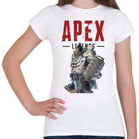 printfashion Apex Gibraltár - Női póló - Fehér