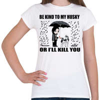 printfashion John Wick Husky - Női póló - Fehér