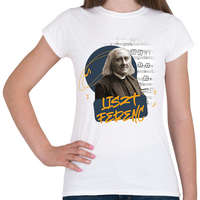 printfashion Liszt Ferenc - Női póló - Fehér