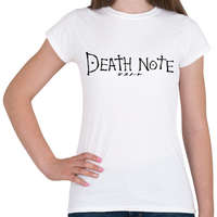 printfashion Death note (fekete) - Női póló - Fehér