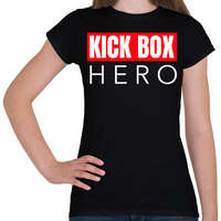 printfashion KICK BOX HERO - Női póló - Fekete