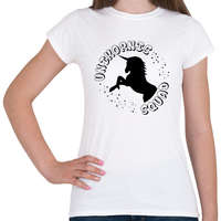 printfashion Unikornis Squad - Női póló - Fehér