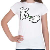 printfashion Roll it - Női póló - Fehér