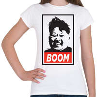 printfashion Kim Jong Boom - Női póló - Fehér