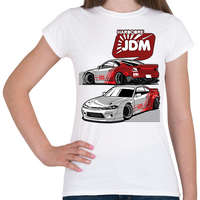 printfashion HARDCORE JDM - SILVIA - Női póló - Fehér