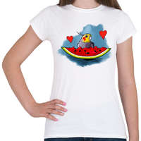 printfashion Parrot 2 - Női póló - Fehér