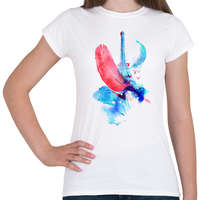 printfashion Pigeons of Paris - Női póló - Fehér