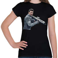 printfashion Tom Cruise - Női póló - Fekete