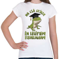 printfashion Na csá gyíkok én leléptem! - Női póló - Fehér