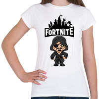 printfashion Fortnite Blackheart skin - Női póló - Fehér